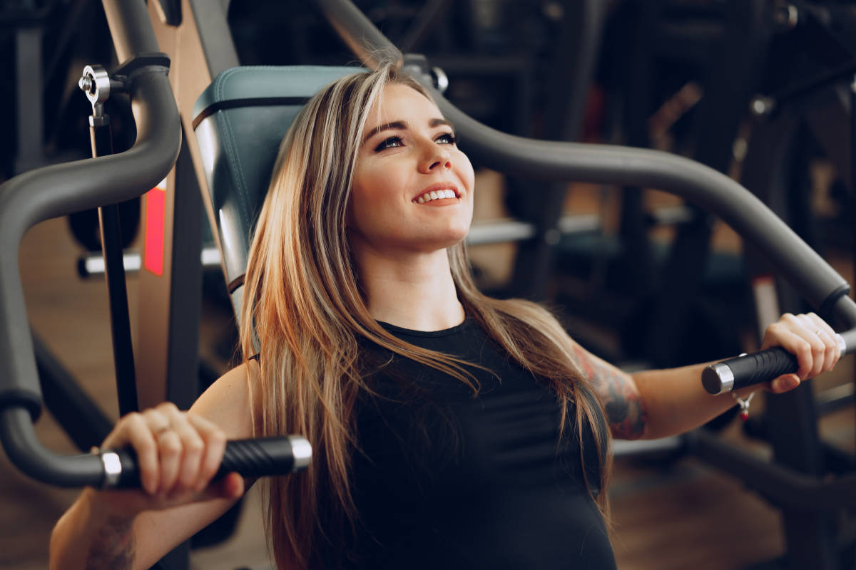 Muskelaufbau Fitness workout