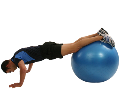 Gymnastikball LiegestuetzGymnastikball Liegestuetz Gymnastikball Liegestuetz