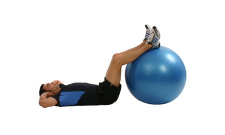 Gymnastikball Sixpack Training