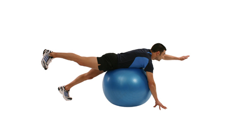 Gymnastikball Training