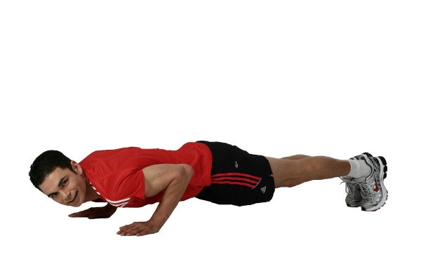 Liegstütz mit engem Griff für den Trizeps und Brust Muskeln