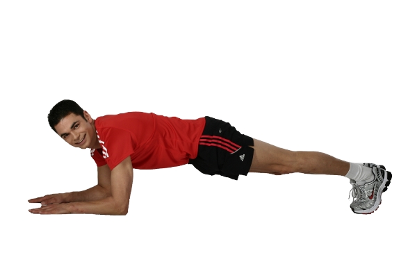 Liegestütz auf den Unterarmen gut für die Schultergürtelstabilisation
