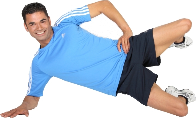 Seitliche Po und Rumpfmuskeln